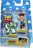 ACTION SHERIFF WOODY & SPACE RANGER BUZZ LIGHTYEAR Disney / Pixar TOY STORY Buddy Pack