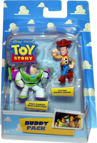 ACTION SHERIFF WOODY & SPACE RANGER BUZZ LIGHTYEAR Disney / Pixar TOY STORY Buddy Pack