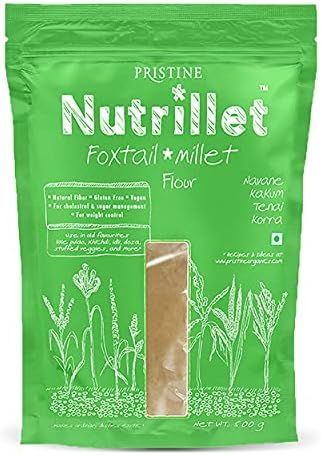PRISTINE Nutrillet Foxtail Millet Flour (Pack 1) - 500 G