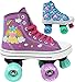 Lenexa Roller Skates for Girls - Pixie Unicorn Kids Quad Roller Skate - Indoor, Outdoor, Derby Children's Skate - Rollerskates Made for Kids - High Top Sneaker Style - Great for Beginner