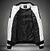 EASY Mens New Winter Faux Leather coat Thicken Jacket M White