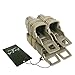 Loglife Tactical Pistol Mag Pouch Magazine Bag Holster Fast Mag Pistol2 5.56 M41 Attach Molle System DE