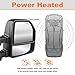 MOSTPLUS New Power Heated Towing Mirrors for Ford F250 F350 F450 F550 Super Duty 1999 2000 2001 2002 2003 2004 2006 2007 w/Turn Signal,Clearance Light (Set of 2)