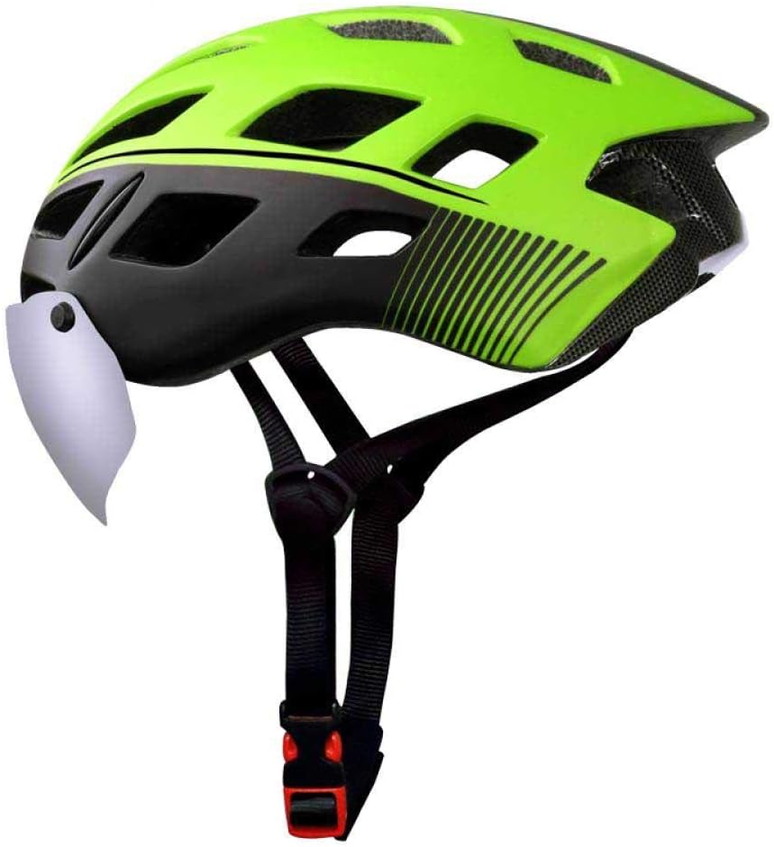 LIUDATOU Bicycle Helmet Eps Insect Net Road Mtb Bike Windproof 2 Lenses Integrally-Molded Helmet Cycling