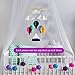 KATUMO Baby Crib Mobile, Handmade Baby Mobile Infant Toy Hanging Rotating Hot Air Balloons and Clouds Nursery Bed Decoration Crib Mobile for Night Boys Girls Baby Shower, Unique Crib Mobile Décor