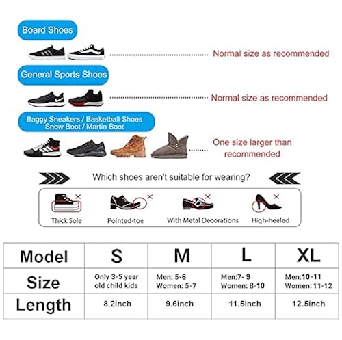 VBoo Waterproof Shoe Covers, Non-Slip Water Resistant Overshoes