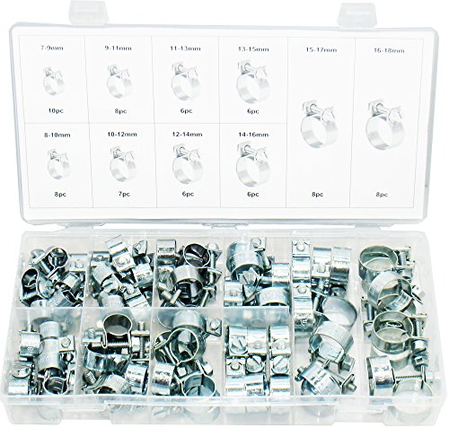 Swordfish 32321 mini hose clamp assortment, 73 piece