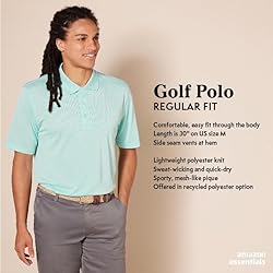 Amazon Essentials Men's Regular-Fit Quick-Dry Golf