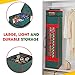 ProPik Wrapping Paper Storage Organizer Bag with Pocket and Handles Including Hanging Loop, Fits 36 Inch Long Rolls, Heavy Duty Material with Clear Window 43
