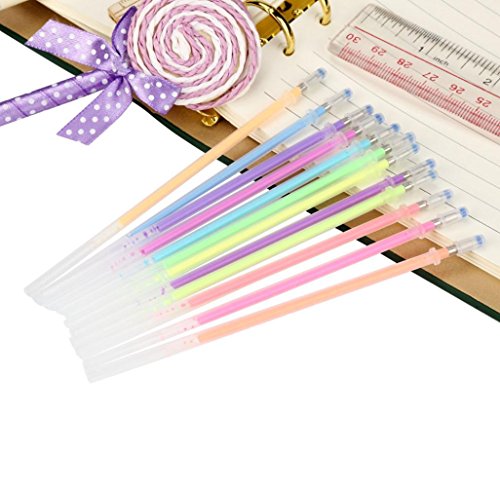 image for Lowprofile 48Pcs/12Pcs Colors Gel Refills Neon Glitter Markers Highlig