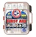 First Aid Kit Hard Red Case 326 Pieces Exceeds OSHA and ANSI Guidelines 100 People - Office, Home, Car, School, Emergency, Survival, Camping, Hunting, and Sports primary