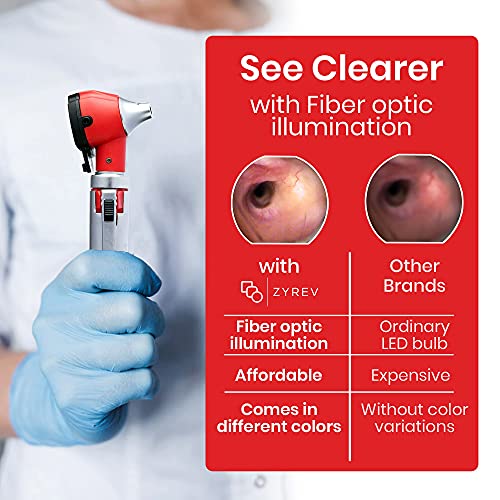 Zyrev ZetaLife Otoscope Ear Scope with Light, Ear Infection Detector
