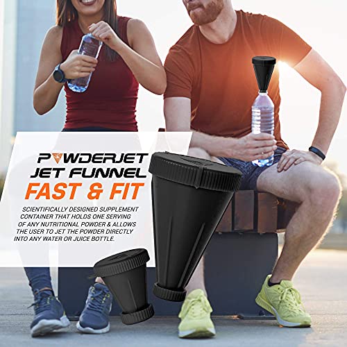 3in1 Protein Funnel Powder Device, Protein Powder Containers to Go