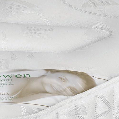 Julian Bowen Deluxe Semi-Orthopaedic Mattress - White Mattresses, Beige, Double (135 x 190 cm) - Image 5
