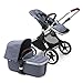 Bugaboo Fox Complete Full-Size Stroller, Blue Mélange - Fully-Loaded Foldable Stroller with Advanced Suspension and All-Terrain Wheels