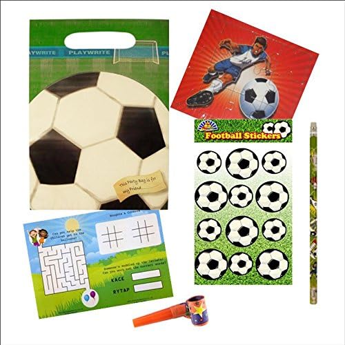Football Party Bags - Pre Filled Soccer Loot Bag and Toys - Goodie Bag A