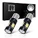 SIRIUSLED Extremely Bright 35W 2835 Chipset 21 SMD LED Bulbs with Projector for Car Turn Signals Daytime Running DRL Brake Tail Lights Dual Brightness 1157 2057 2357 7528 BAY15D P21/5W Pure White