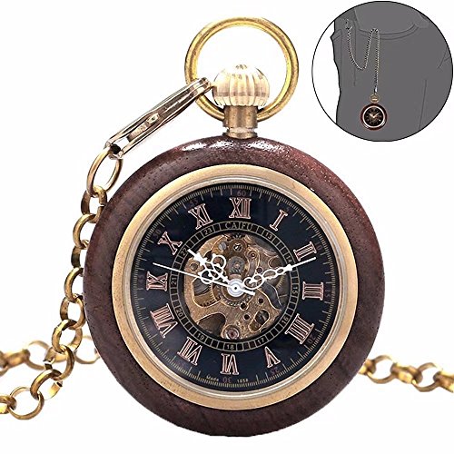 steampunk wooden watch