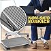 Under Desk Foot Rest, Black Footstool & Office Footrest, Adjustable Angle Positions 13.8
