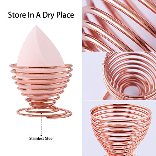 Makeup Sponge Blender with Makeup Sponge Holder and Protective Case,Beauty Sponge Blender for Liquid Make Up,Flawless Cosmetic Tools for Liquid, Powder, BB Cream and Sunscreen - Thumbnail 6