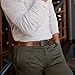 SlideBelts Top Grain Leather Ratchet Belt (Walnut with Gunmetal Buckle, Up to 48