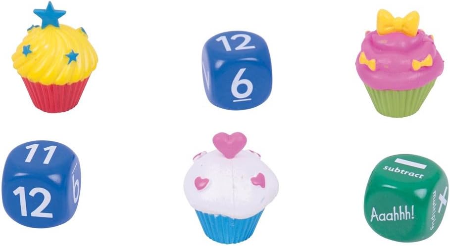 ZooBooKoo Cup Cake Dice High Score Game (Level 3) Mental Math Numeracy Educational Learning Game