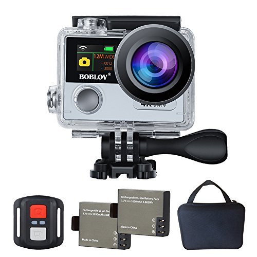 title=BOBLOV 4K 25fps Action Cam Sport Cam 2.0 Pollici Touch Schermo Wifi Impermeabile