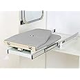 Hiding Ironing Board Foldable Ironing Station in Cabinet for Apartment & Small Room | Sturdy Folding Board, Easy-Release Lever(Gray) 11.8 (W) x 5.5 (H) x Length 16.9 (L)