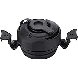 Fishlor Airbed Valve, 3 in 1 Air Valve Bed Air Valve Secure Seal Cap for Intex Inflatable Airbed Mattress Black