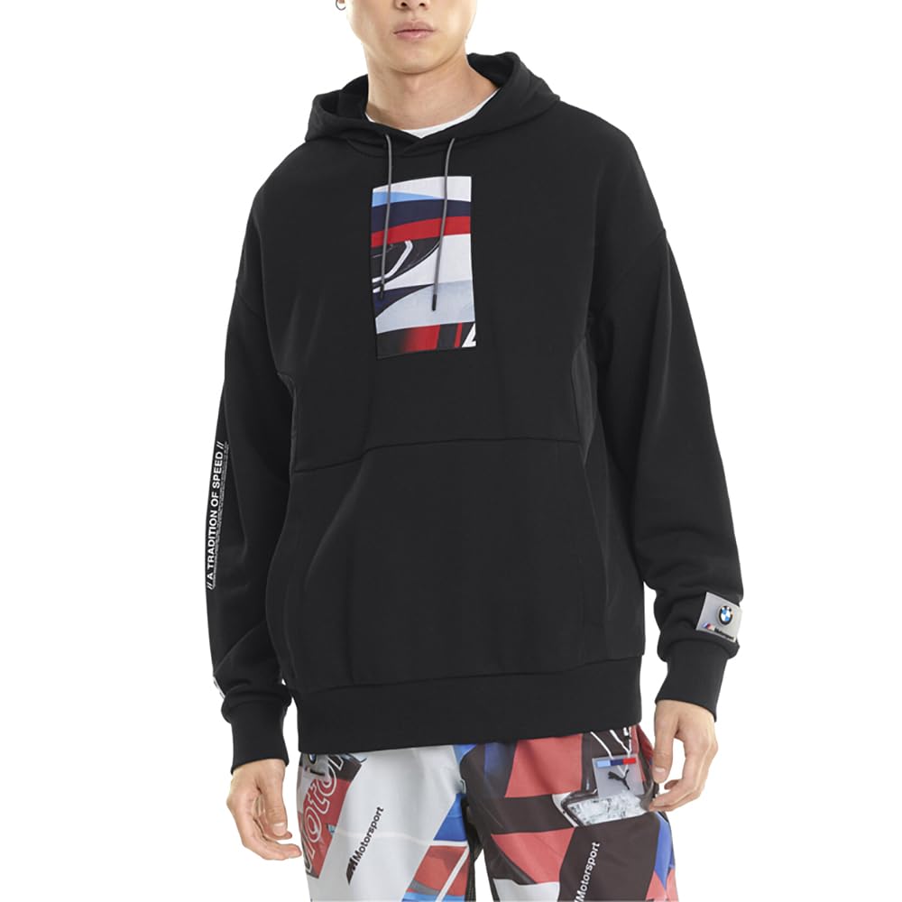 Puma - Mens BMW MMS Street Hoodie, Color Puma