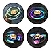 Elongdi EDC Fidget Spinner Precision Metal Help Focus Durable Hand Spinner Toy Perfect for Spend Time Relieves Anxiety Fidget ADHD Autism Lessen Boredom (Rainbow)
