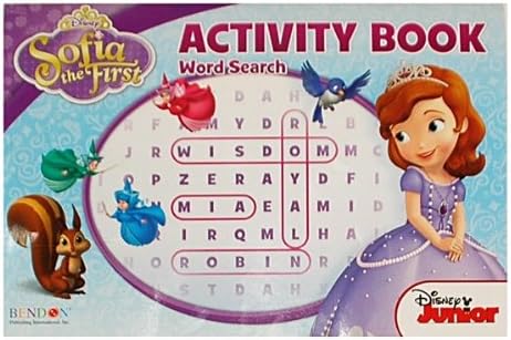 Amazon Disney ディズニー ちいさなプリンセス ソフィア アクティビティブック ワードサーチ 並行輸入 インポート キャラクター グッズ 雑貨 Up nswm 英語 外国語 おもちゃ