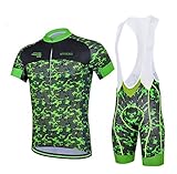 MYNEKO Mens Fashional Short Sleeve Cycling Jersey Suit