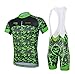 MYNEKO Mens Fashional Short Sleeve Cycling Jersey Suit