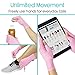 Vive Arthritis Gloves - Rheumatoid Compression Hand Glove for Men & Women - Osteoarthritis, Arthritic Joint, Computer Typing Pain Relief - Carpal Tunnel Wrist Support - Open Finger (Pink)