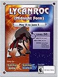 Pokemon Lycanroc Code for Sun & Moon