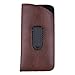 OptiPlix Slip In Glasses Case Sleeve with Pocket Clip – Compact, Lightweight Holder Protects Eyeglasses and Eyewear from Scratches and Damage (1 Pack, Brown)