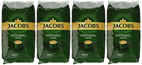 Jacobs Kaffeebohnen Krönung Crema, 4er Pack, 4 x 1 kg Bohnenkaffee – Bild 8