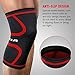 OXA Knee Sleeves 1 Pair Sports Support for Running, Jogging, Biking, Powerlifting, Workout, Walking, Hiking, Joint Pain Relief, Arthritis and Injury Recovery (M)