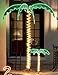 EEZ RV Products 7 Foot High Super Bright LED Lighted Tropical Palm Tree Great for The Beach, Pool, Yard, Living Room, Christmas Holiday Decor