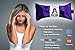 Happy Wraps Lavender Eye Pillow - Hot Cold Weighted Eye Pillows for Yoga, Sleep, Relaxation, Stress, Migraine Relief - Aromatherapy Gifts for Women, Birthday, Coworkers, Christmas, Made USA - AuqaBlue