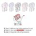 Baby Girls' Footed Pajama - Zip Front 100% Cotton Floral Sleeper 12 Months Sleep and Play