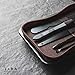 Manicure Set - Nail Kit - Pedicure Kit - Grooming Care Tools for Men and Women - Leather Travel Case with Fingernail Clippers, Toe Nails Clipper, and Nail File Buffer - Stainless Steel Tools