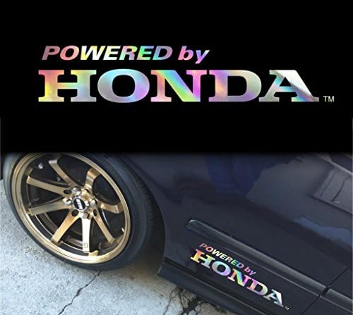 Powered by Honda Decal Sticker - Oil Slick - 12"