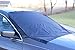 Winter Windshield Cover for Snow and Ice | Windshield Frost Cover for Sizes for ALL Vehicles - Covers Wipers - Snow, Ice, Frost Guard – No More Scraping! - Door Flaps – Windproof Magnetic Edges