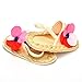 ESTAMICO Baby Girls' Summer Shoes Infant Sandals US Sizes 4 Flower Plait Inner Sole