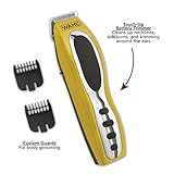 Wahl 79520-3101P Groom Pro Total Body Grooming Kit, high-carbon steel blades, Yellow & Black