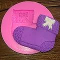 Christmas Sock Shape Silicone 3D Fondant Cake Mold