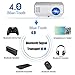 Bluetooth WiFi Wireless Smart Mini Projector LED LCD 2800 Lumen HDMI USB VGA Built-in Speaker Support 1080p HD Airplay Screen Mirror, Portable Video Projector Home Theater for Gaming Basement Outdoorthumb 1