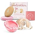 Reusable Menstrual Disc, Wear Up to 12-Hours, Sustainable Period Disc Alternative to Menstrual Cups, Tampons and Pads for Light or Heavy Flows, Leak Proof - Small & Large Sizes (Beige and Light Pink)